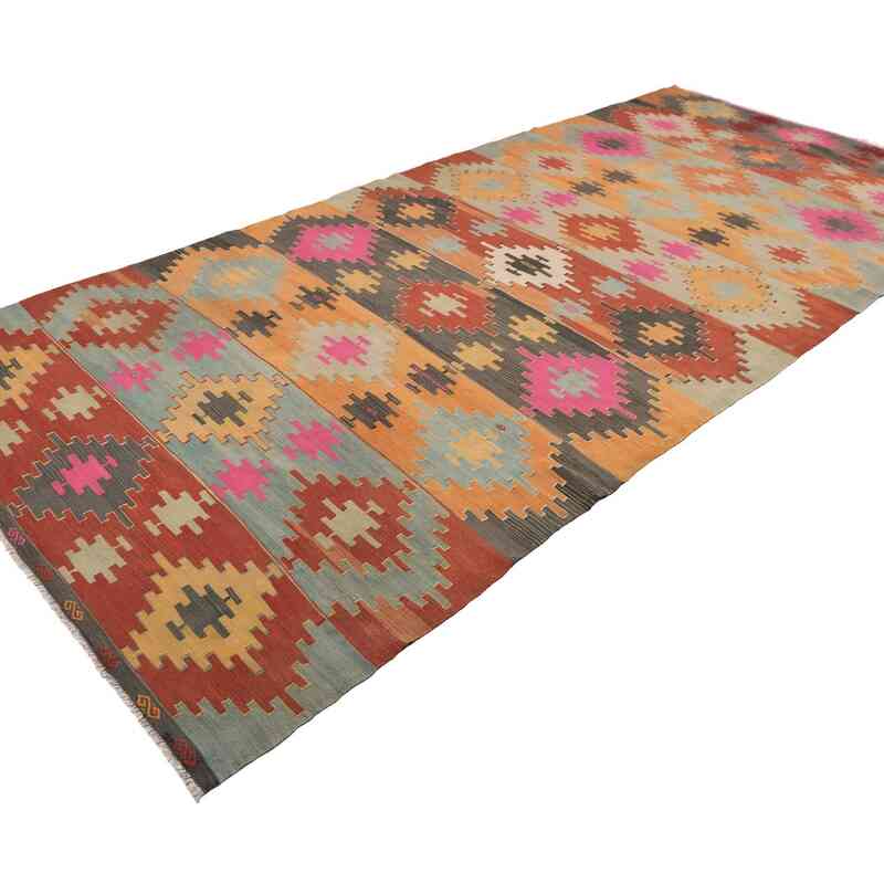 Vintage Sivas Kilim Rug - 5' 9" x 12' 3" (69" x 147") - K0064366