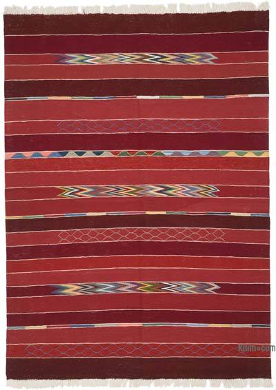 New Handwoven Turkish Kilim Rug - 5' 11" x 8'  (71" x 96")