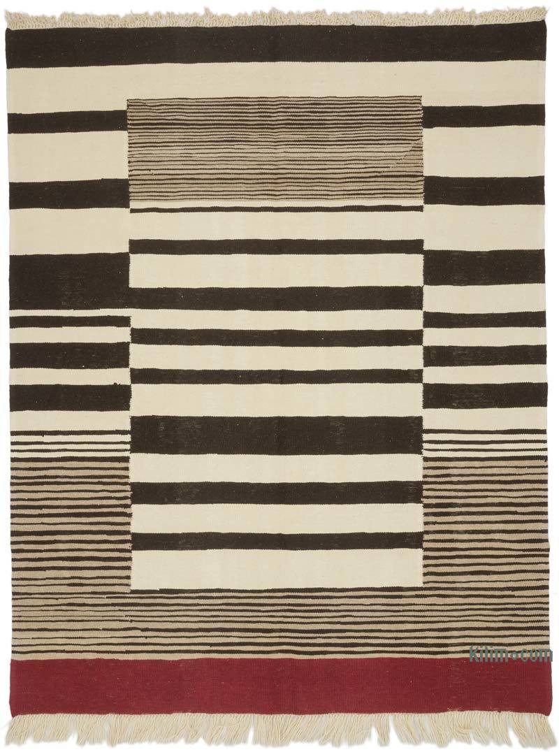New Handwoven Turkish Kilim Rug - 5' 11" x 7' 7" (71" x 91") - K0064423