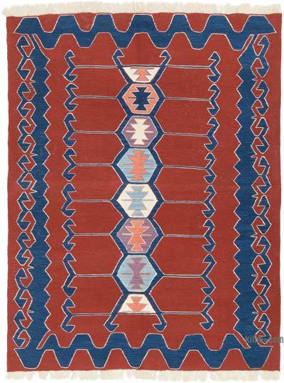 Yeni Kök Boya El Dokuma Kilim - 184 cm x 238 cm