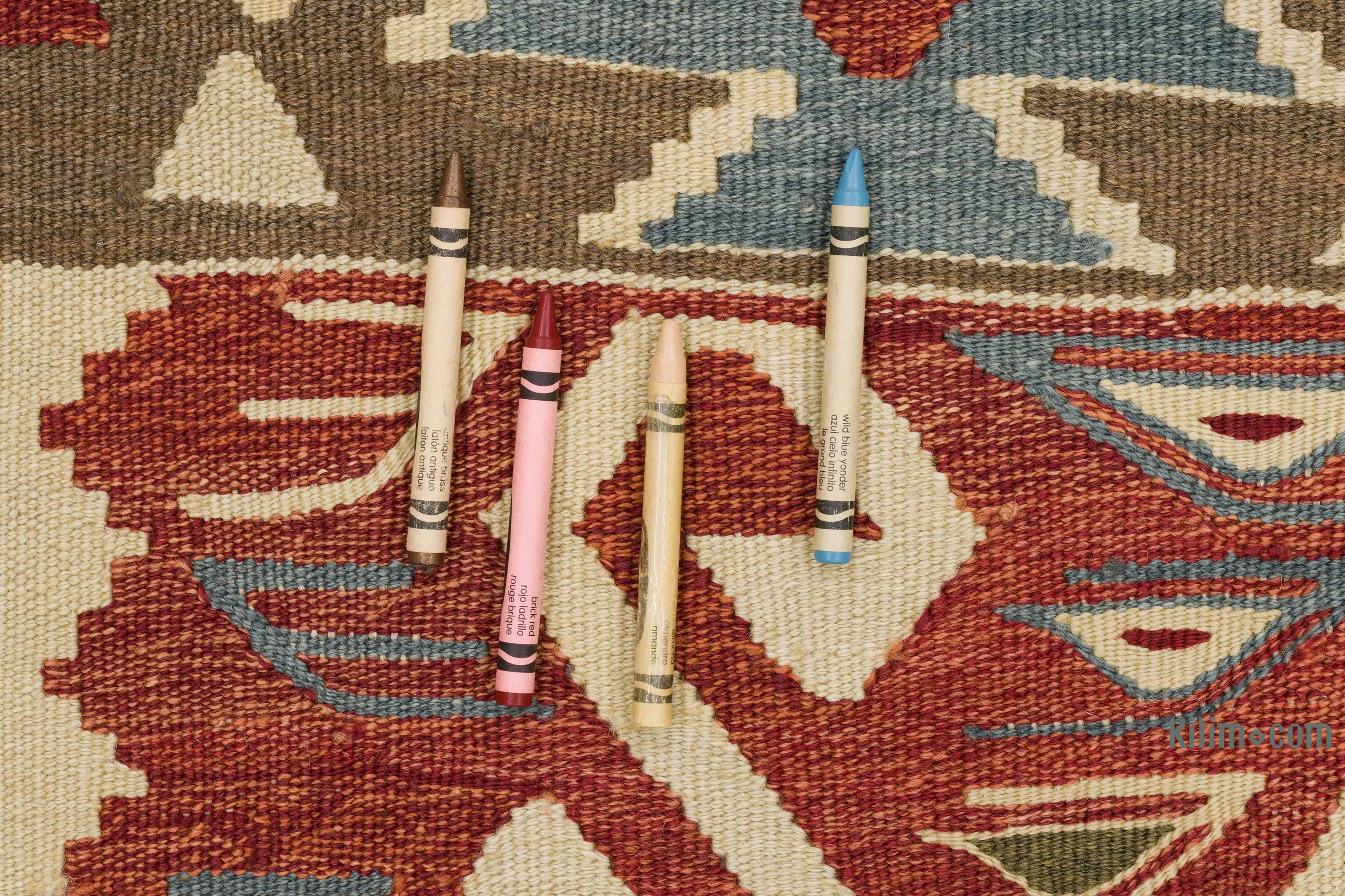 4x3 Turkish Rug Hand Made Pure Wool .anatolian Kilim, 103x81 Cm Turkish  Area Rug, Floor Rug Home Decor Bohemian Rug 