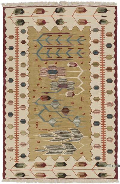 New Handwoven Turkish Kilim Rug - 4'  x 6'  (48" x 72")