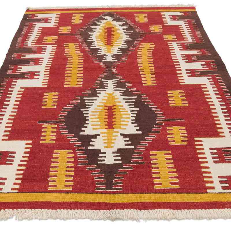 Nueva Alfombra Turca Kilim - 123 cm x 184 cm - K0064453