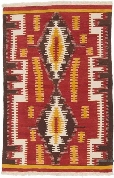 New Handwoven Turkish Kilim Rug - 4'  x 6'  (48" x 72")