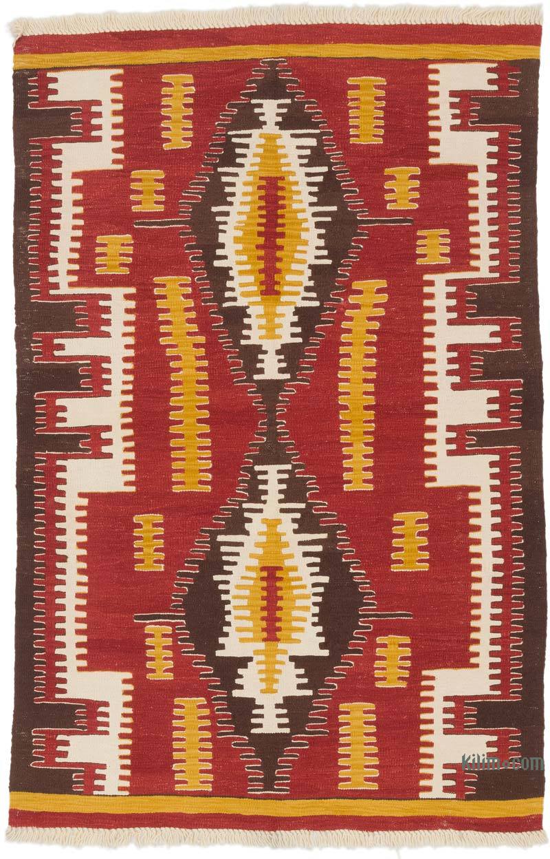 Nueva Alfombra Turca Kilim - 123 cm x 184 cm - K0064453