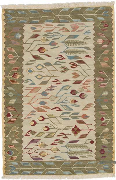 Yeni Kök Boya El Dokuma Kilim - 120 cm x 178 cm
