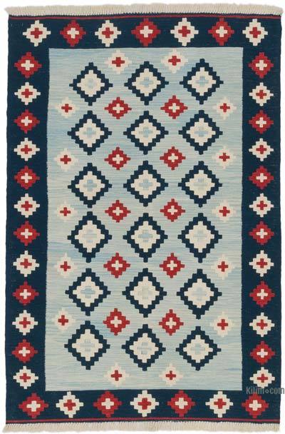 Yeni Kök Boya El Dokuma Kilim - 123 cm x 183 cm