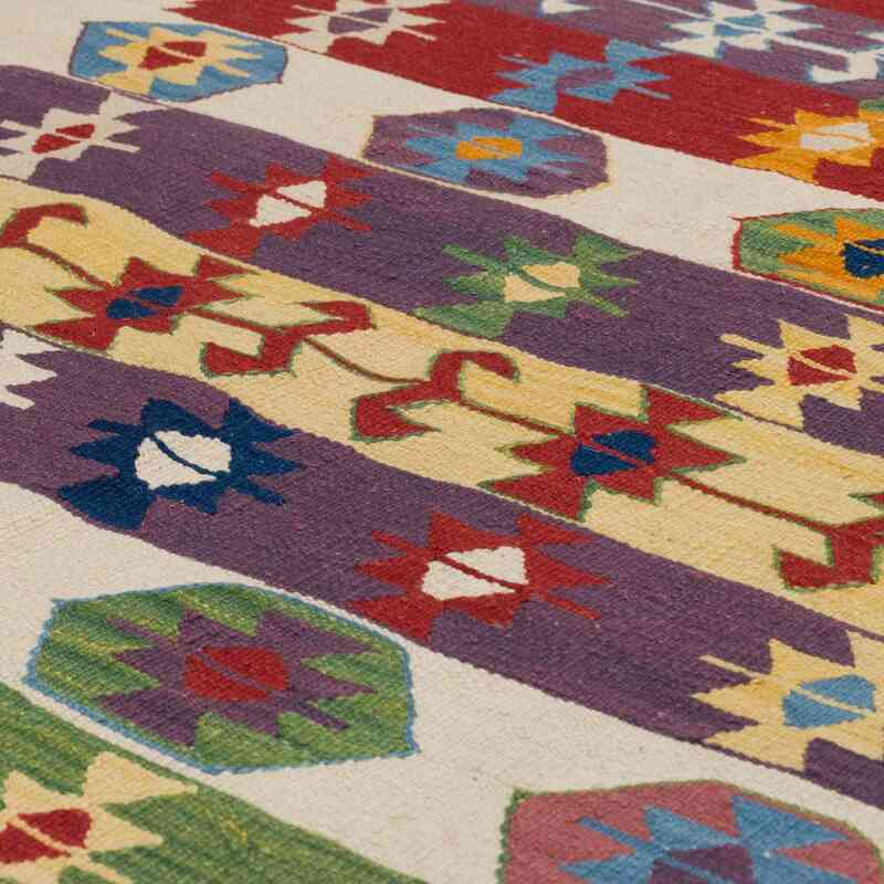 New Handwoven Turkish Kilim Rug - 4'  x 5' 11" (48" x 71") - K0064467