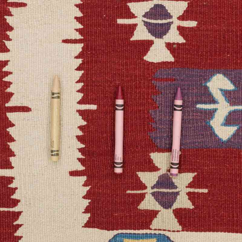 New Handwoven Turkish Kilim Rug - 4'  x 5' 11" (48" x 71") - K0064467