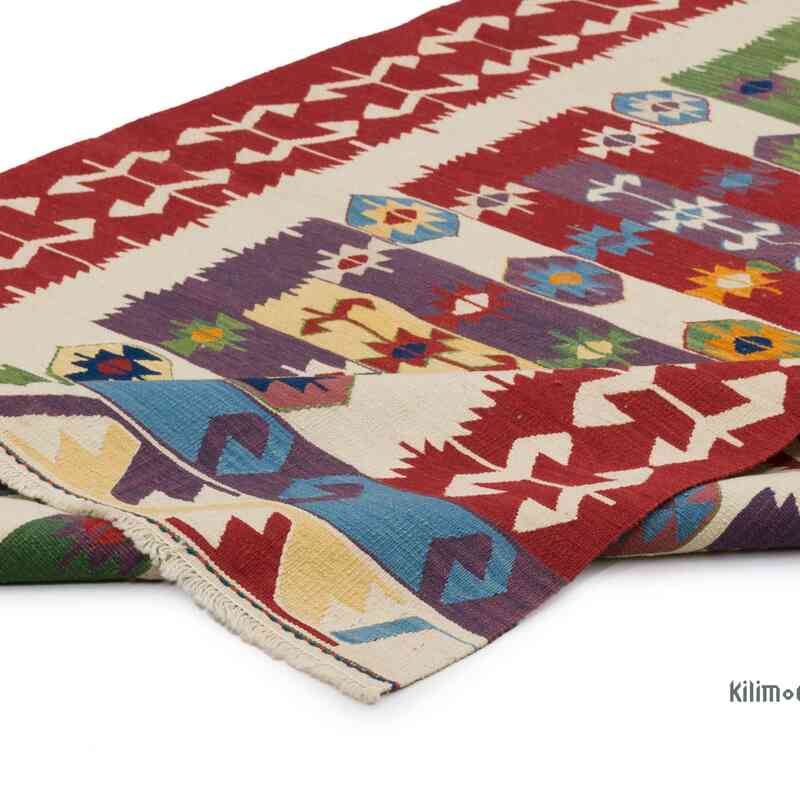 New Handwoven Turkish Kilim Rug - 4'  x 5' 11" (48" x 71") - K0064467