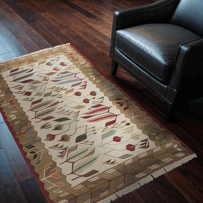 Nueva Alfombra Turca Kilim - 120 cm x 175 cm - K0064469