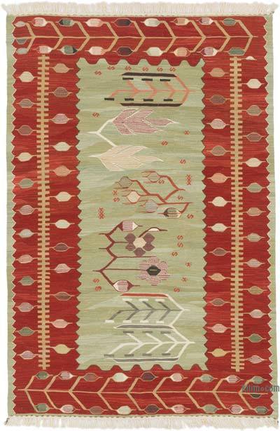 Yeni Kök Boya El Dokuma Kilim - 121 cm x 181 cm
