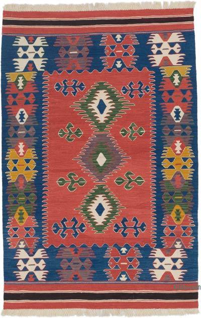 Yeni Kök Boya El Dokuma Kilim - 125 cm x 191 cm