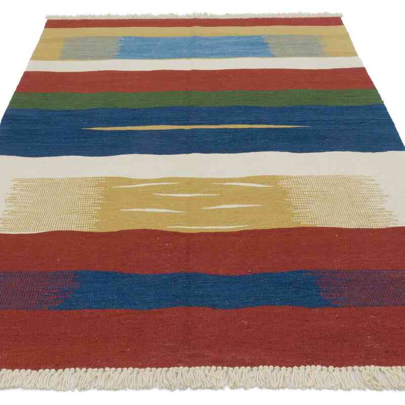 Nueva Alfombra Turca Kilim - 125 cm x 185 cm - K0064482