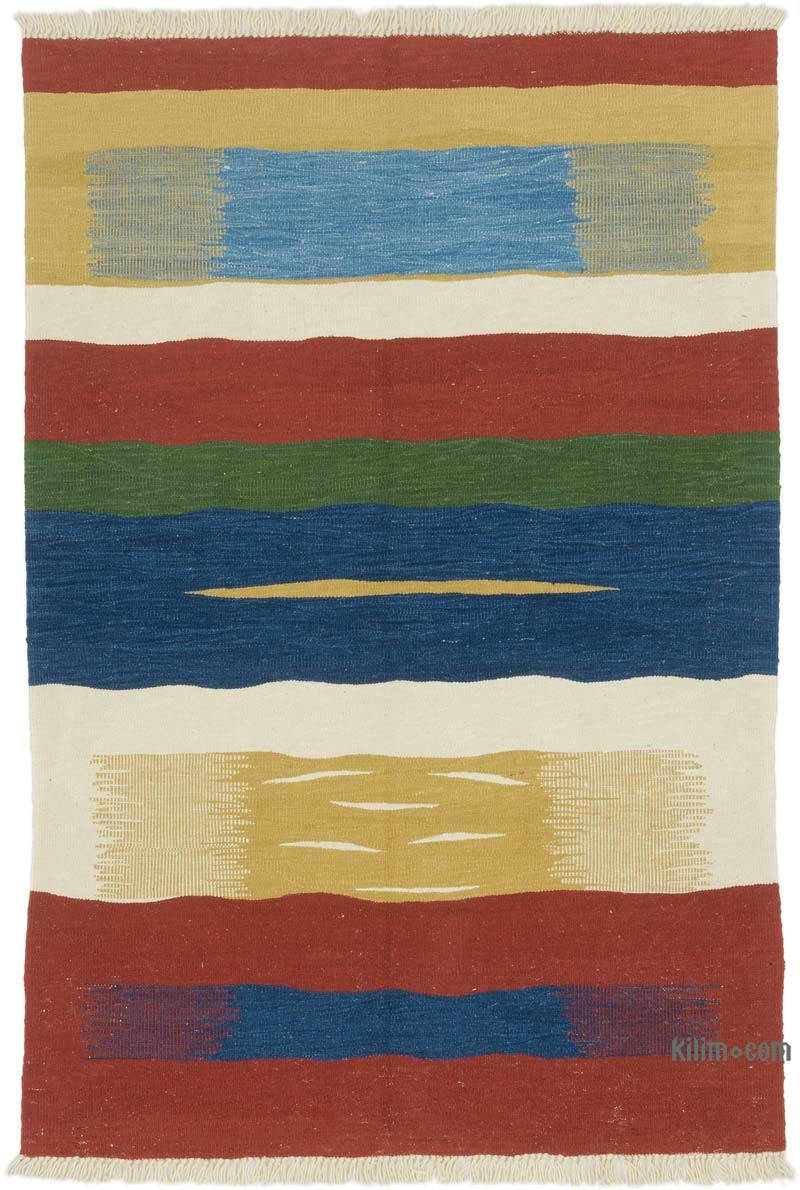 Nueva Alfombra Turca Kilim - 125 cm x 185 cm - K0064482