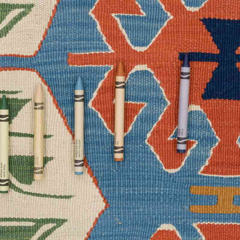 New Handwoven Turkish Kilim Rug - 3' 4" x 5' 3" (40" x 63") - K0064486