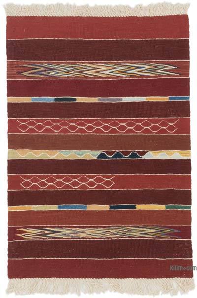 Yeni Kök Boya El Dokuma Kilim - 86 cm x 121 cm