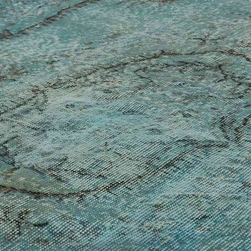 Over-dyed Vintage Hand-Knotted Turkish Rug - 5' 3" x 8' 7" (63" x 103") - K0064494