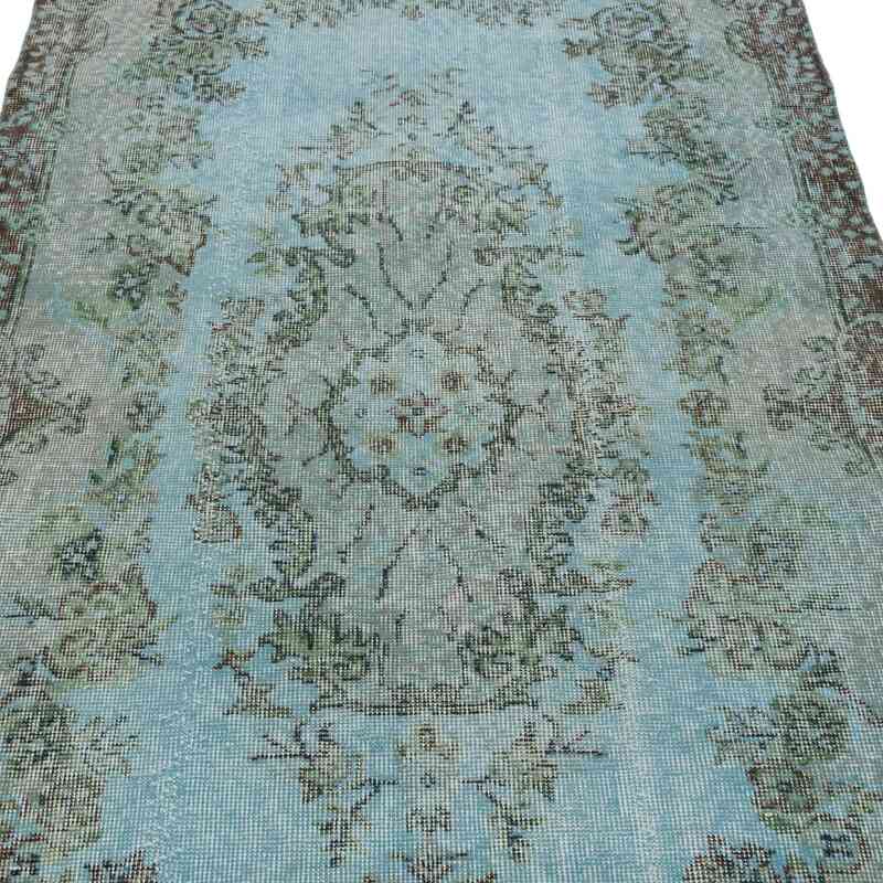 Alfombra Turca Vintage Sobre-teñida - 118 cm x 209 cm - K0064499