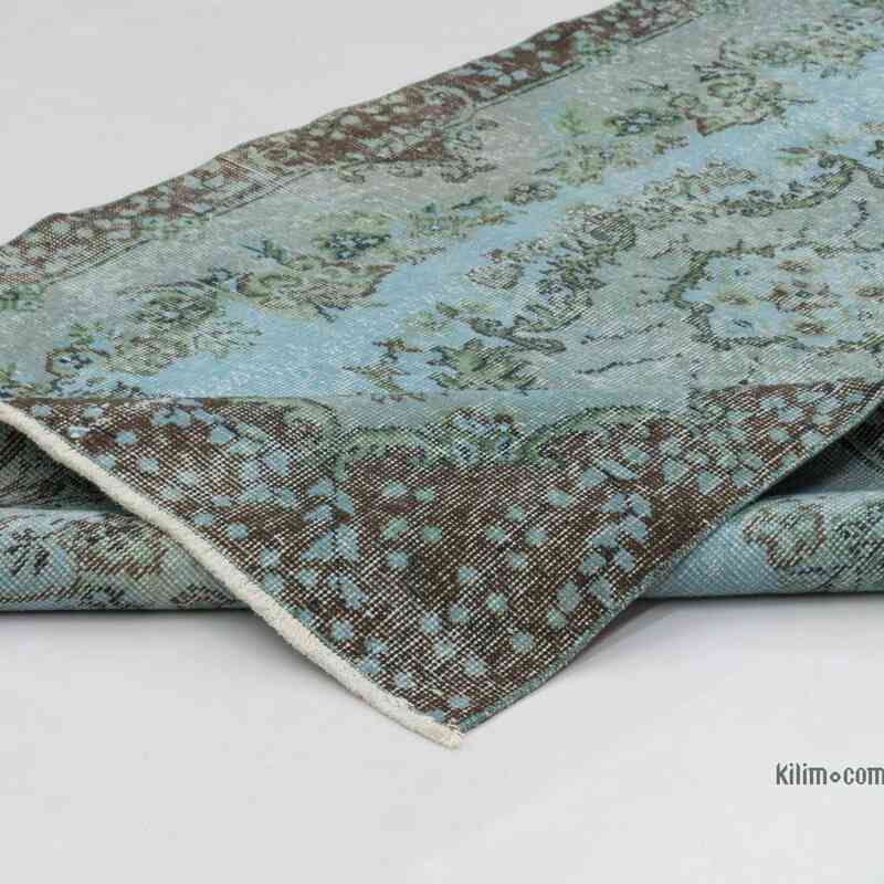Alfombra Turca Vintage Sobre-teñida - 118 cm x 209 cm - K0064499