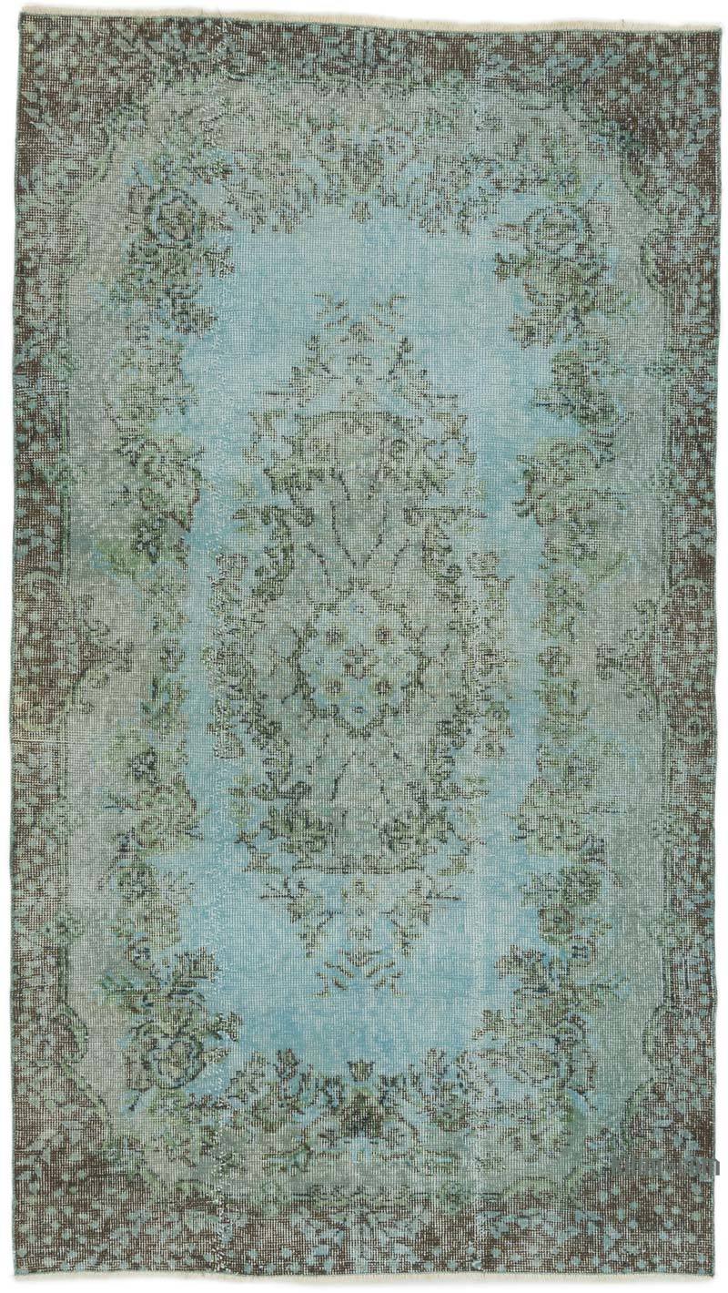 Alfombra Turca Vintage Sobre-teñida - 118 cm x 209 cm - K0064499