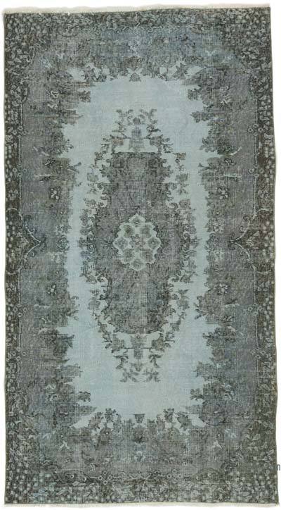Over-dyed Vintage Hand-Knotted Turkish Rug - 3' 9" x 6' 10" (45" x 82")
