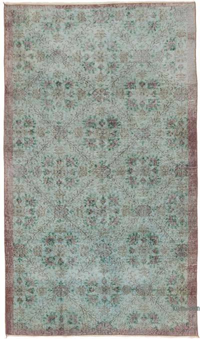 Over-dyed Vintage Hand-Knotted Turkish Rug - 3' 9" x 6' 5" (45" x 77")