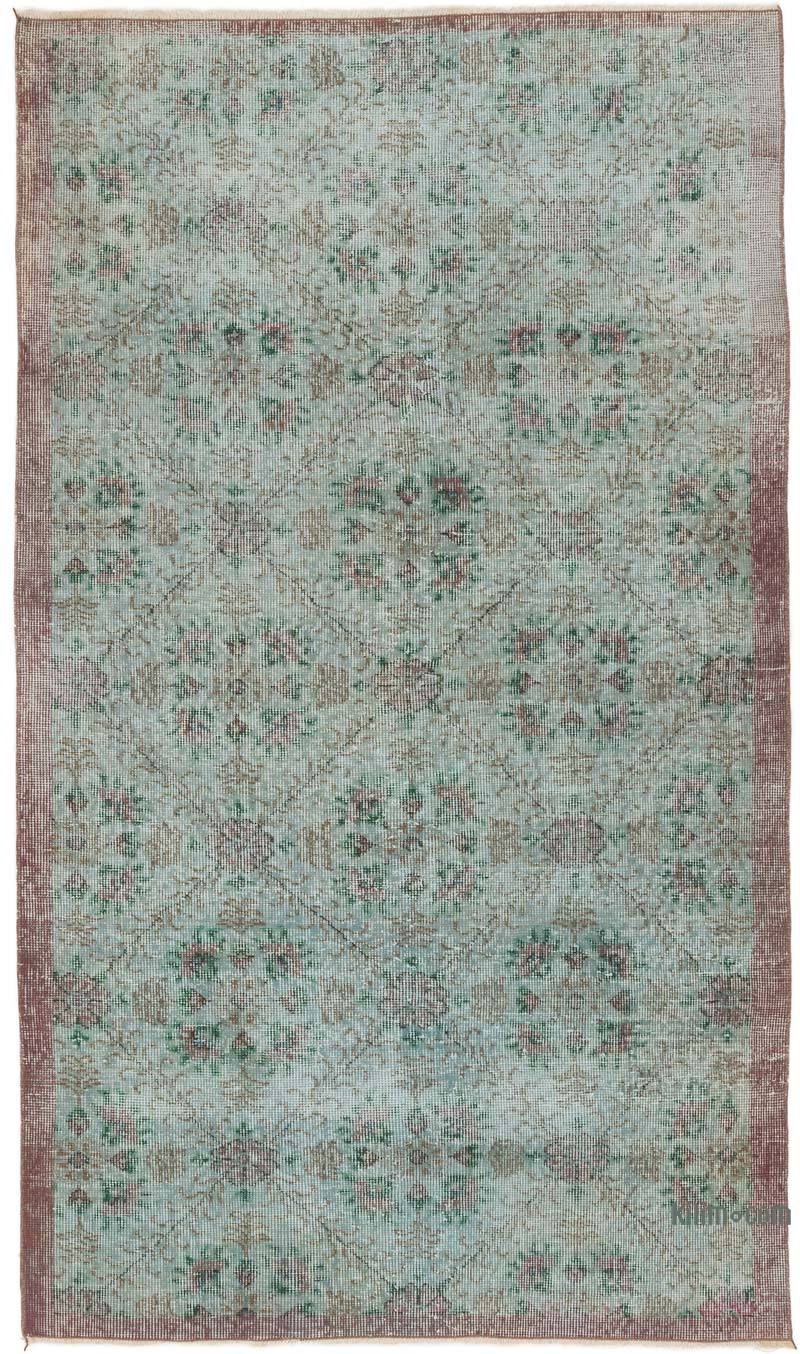 Over-dyed Vintage Hand-Knotted Turkish Rug - 3' 9" x 6' 5" (45" x 77") - K0064504