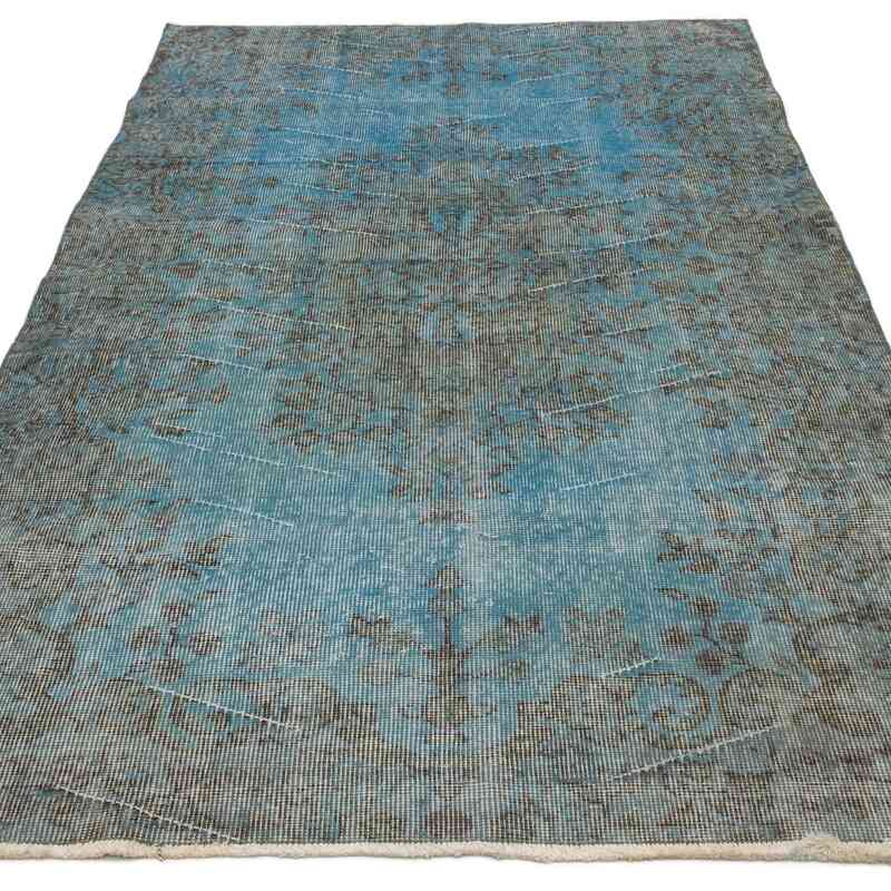 Over-dyed Vintage Hand-Knotted Turkish Rug - 3' 9" x 6' 9" (45" x 81") - K0064506
