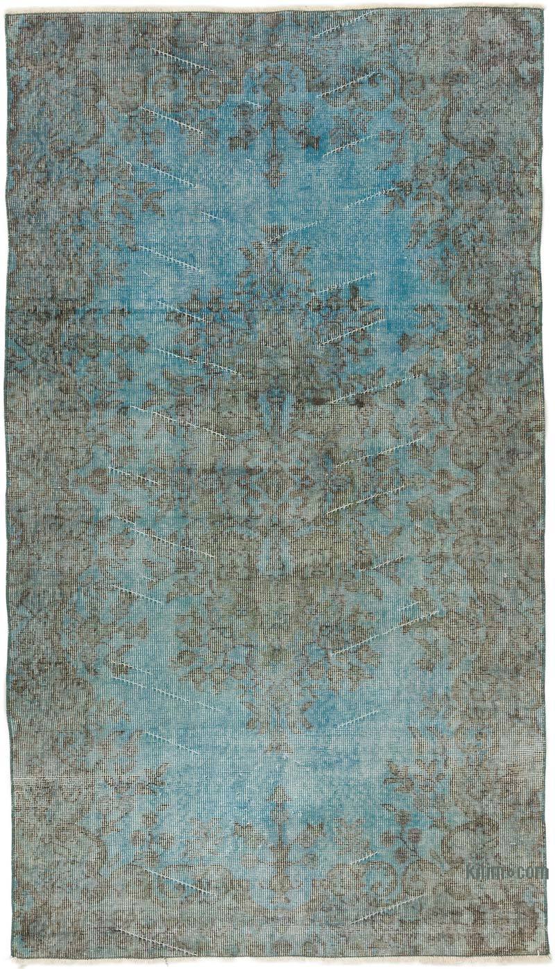 Over-dyed Vintage Hand-Knotted Turkish Rug - 3' 9" x 6' 9" (45" x 81") - K0064506