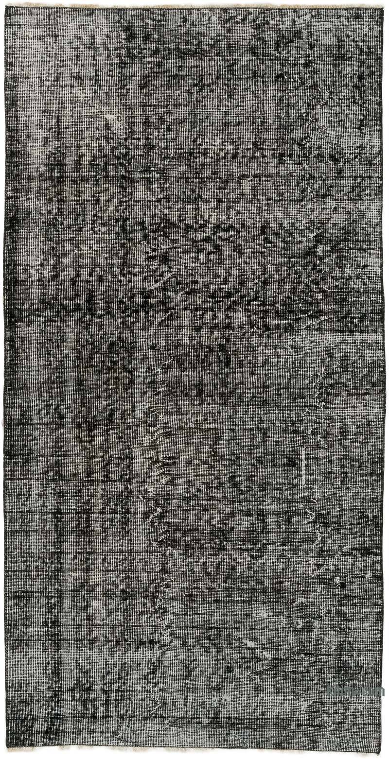 Over-dyed Vintage Hand-Knotted Turkish Rug - 3' 3" x 6' 3" (39" x 75") - K0064507