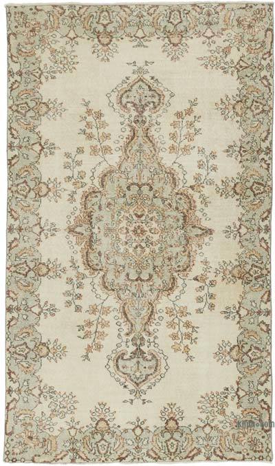 Vintage Turkish Hand-Knotted Rug - 5' 4" x 9' 2" (64" x 110")