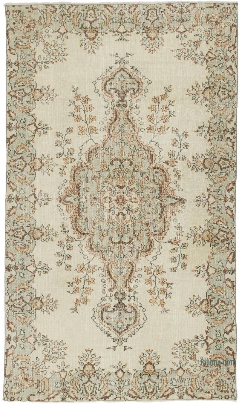 Vintage Turkish Hand-Knotted Rug - 5' 4" x 9' 2" (64" x 110") - K0064512