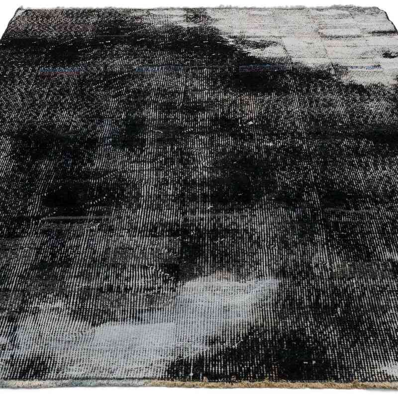 Over-dyed Vintage Hand-Knotted Turkish Rug - 4' 4" x 6' 3" (52" x 75") - K0064532