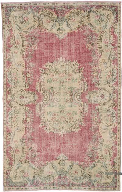 Vintage Turkish Hand-Knotted Rug - 6' 3" x 9' 10" (75" x 118")