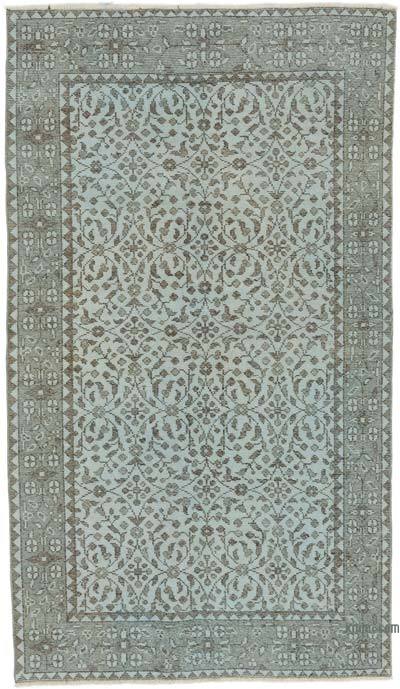 Over-dyed Vintage Hand-Knotted Turkish Rug - 3' 10" x 6' 8" (46" x 80")