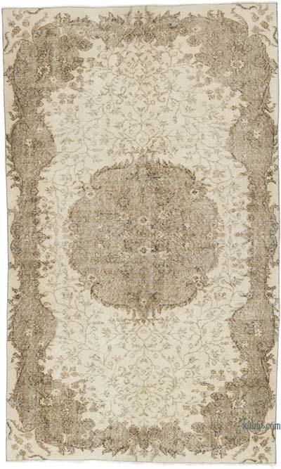 Vintage Turkish Hand-Knotted Rug - 5' 5" x 8' 11" (65" x 107")