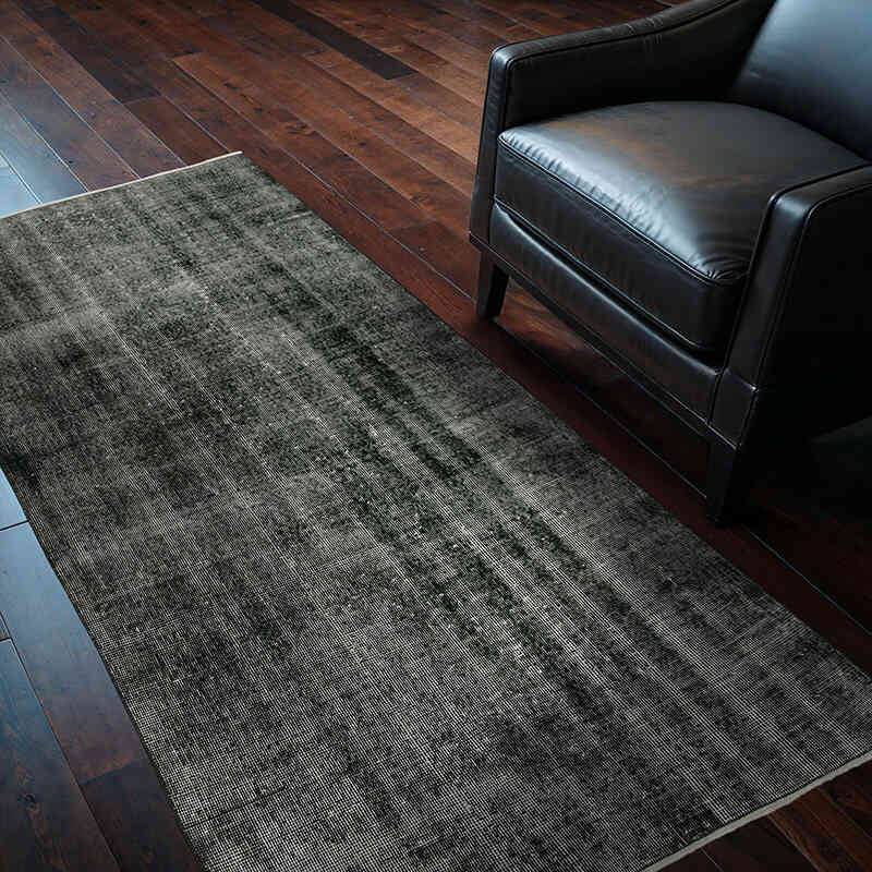 Boyalı El Dokuma Vintage Halı - 110 cm x 197 cm - K0064570