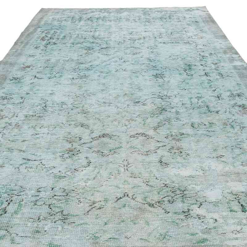 Over-dyed Vintage Hand-Knotted Turkish Rug - 6'  x 10' 2" (72" x 122") - K0064600