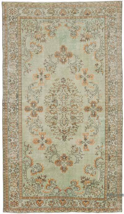 Vintage Turkish Hand-Knotted Rug - 6' 1" x 10' 8" (73" x 128")