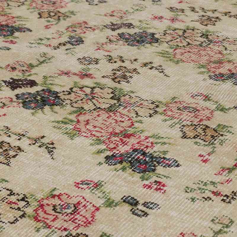 Vintage Turkish Hand-Knotted Rug - 6' 9" x 9' 8" (81" x 116") - K0064622