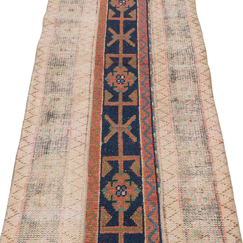 Vintage Turkish Hand-Knotted Runner - 2' 4" x 10' 10" (28" x 130") - K0064626
