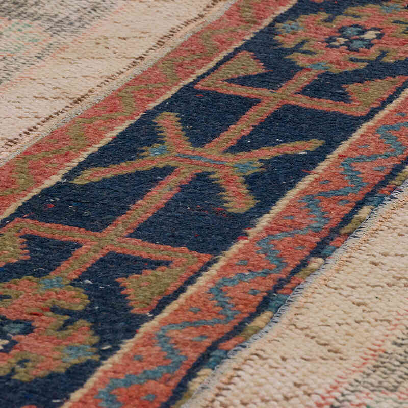 Vintage Turkish Hand-Knotted Runner - 2' 4" x 10' 10" (28" x 130") - K0064626