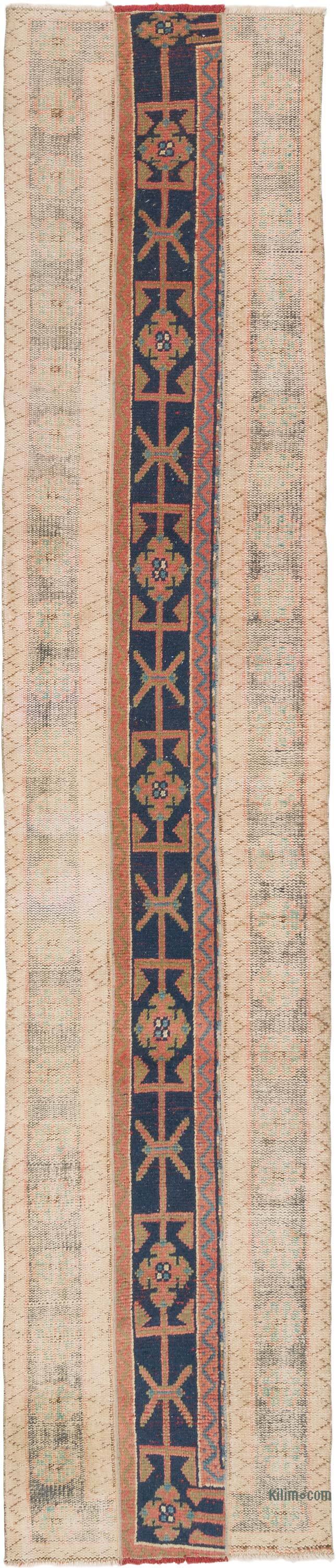 Vintage Turkish Hand-Knotted Runner - 2' 4" x 10' 10" (28" x 130") - K0064626