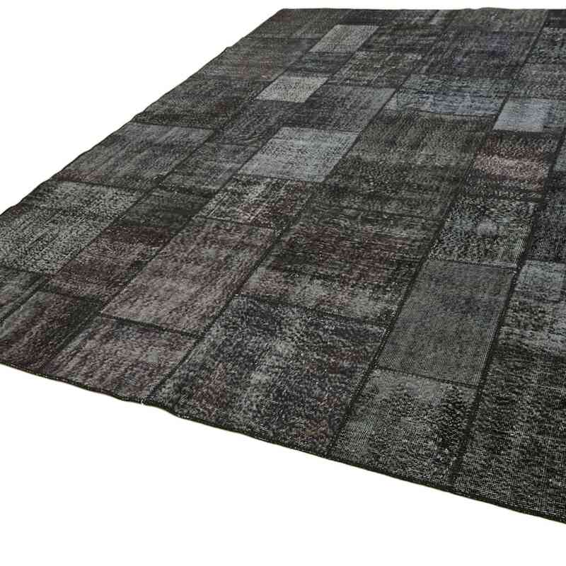 Patchwork Hand-Knotted Turkish Rug - 8' 2" x 11' 6" (98" x 138") - K0064652