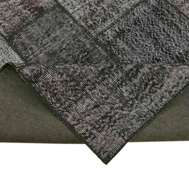 Patchwork Hand-Knotted Turkish Rug - 8' 2" x 11' 6" (98" x 138") - K0064653