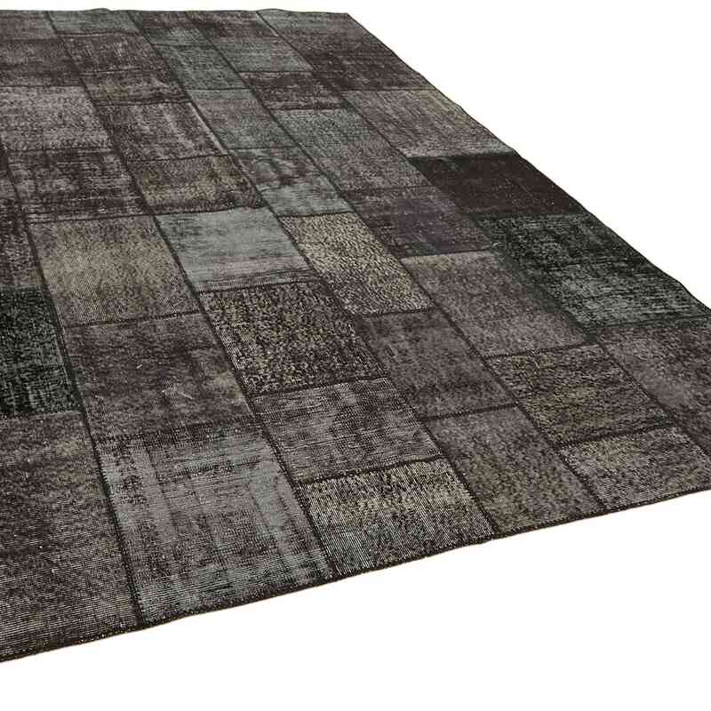 Patchwork Hand-Knotted Turkish Rug - 8' 2" x 11' 6" (98" x 138") - K0064654