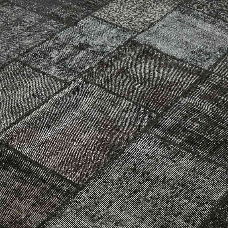 Patchwork Hand-Knotted Turkish Rug - 8' 2" x 11' 6" (98" x 138") - K0064654