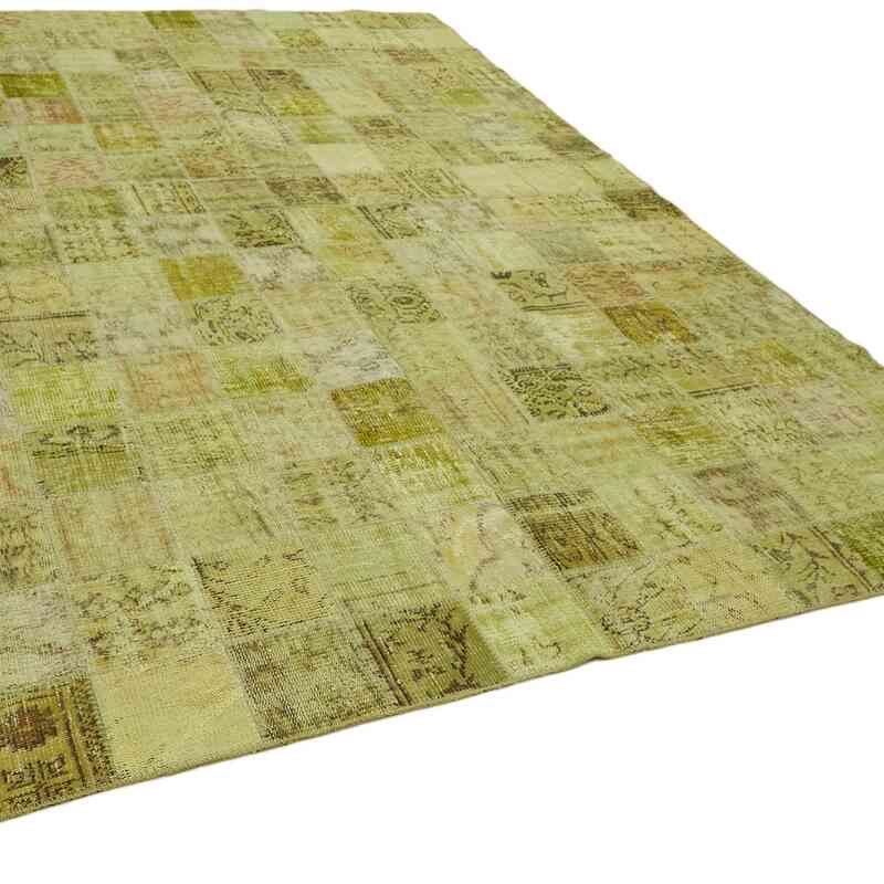Patchwork Hand-Knotted Turkish Rug - 8' 4" x 11' 3" (100" x 135") - K0064657