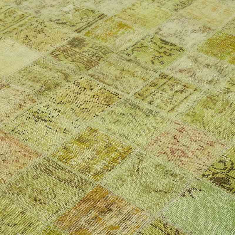Patchwork Hand-Knotted Turkish Rug - 8' 4" x 11' 3" (100" x 135") - K0064657